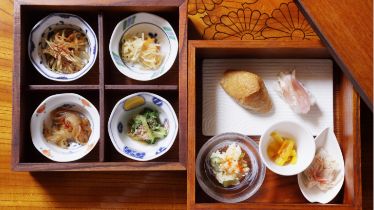 Dinner: Hakozen Course (Restaurant: Bettei En – Naruko)